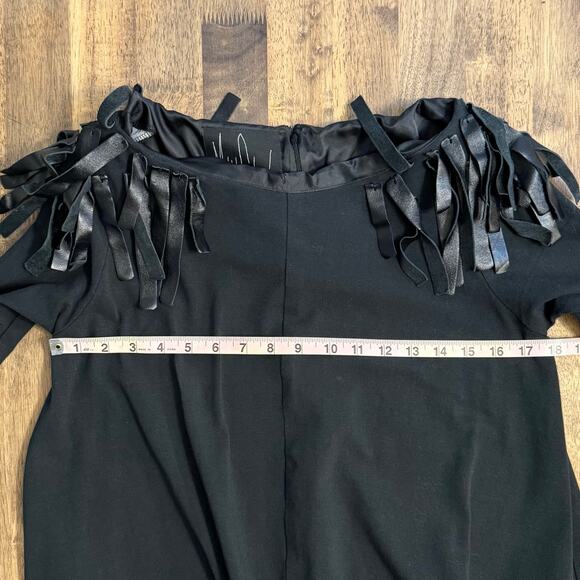 Mangled Courtesan April Johnston Capulet Dress Project Runway Black Size Small - Picture 6 of 7